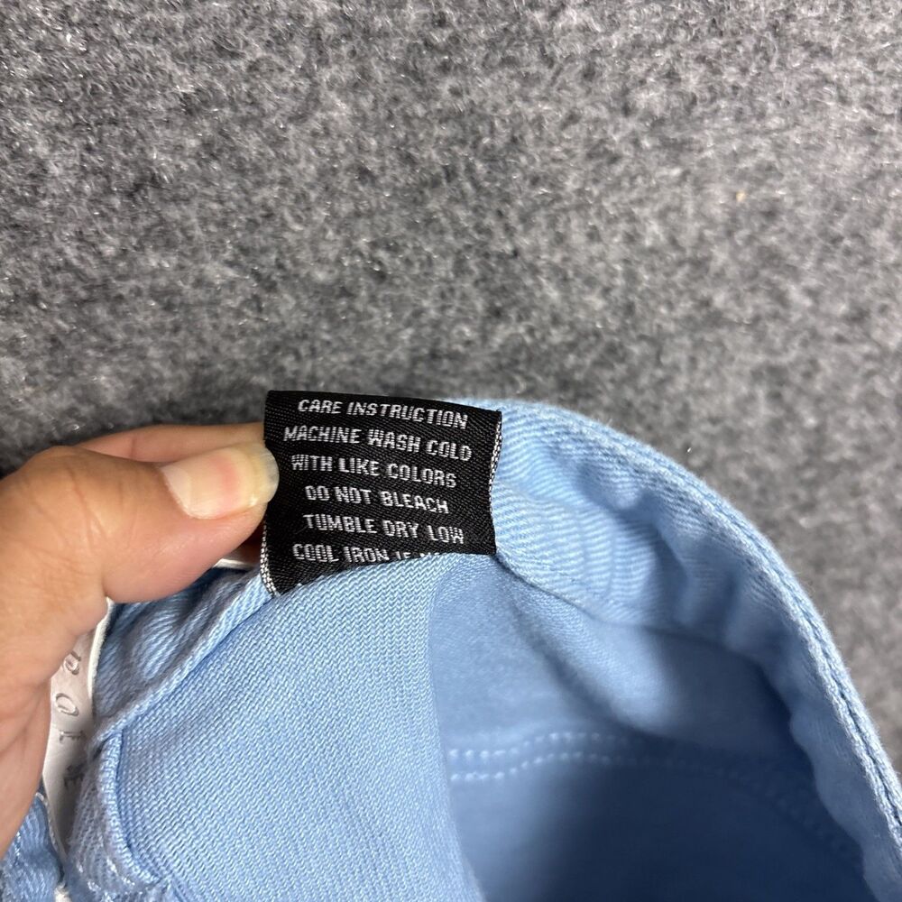KLOUD9 Stacked Allover Shredded Jeans Mens Size 34 X 46 Light Blue Distressed - Picture 10 of 11